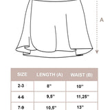 Girls Ballet Skirt Chiffon Wrap/Pull-On Dance Skirt