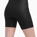 Lilax Girls Athletic Shorts with Pocket High Waisted Biker Shorts for Dance Yoga Gymnastics