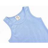 Girls' Soft Solid Cotton Blend Racerback Tank Top
