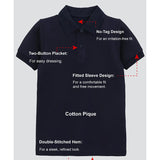 Boys’ Cotton Short Sleeve Polo Shirt