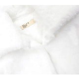 Girls Buttoned Oversize Collared Bolero Shrug
