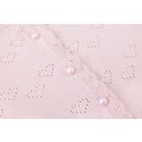 Baby Heart Detailed Knit Cardigan