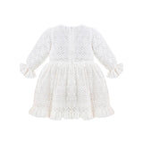 Toddler Lace & Ruffle Detailed Flower Girl Dress