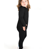 Little Girls Cotton Long Sleeve Basic Crewneck T-Shirt