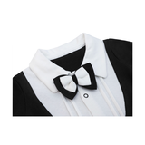 Baby Boy Gentleman Tuxedo Footie