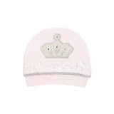 Newborn Baby 3-Piece Cotton Jeweled Layette Set
