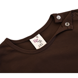 Baby Cotton Long Sleeve Basic Crewneck T-Shirt