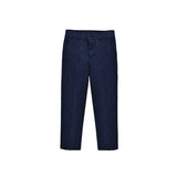 Boys 4-Piece Slim Fit Textured Suit Set