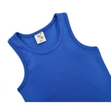 Girls' Soft Solid Cotton Blend Racerback Tank Top / 8 to 10 Years