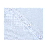 Baby Knit Ribbed V-Neck Button-Down Cardigan Sweater