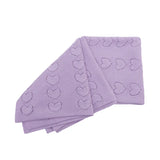 Baby Girl Cotton Knit Heart Receiving Blanket
