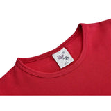 Girls' Basic Short Puff Sleeve Round Neck Cotton T-Shirt