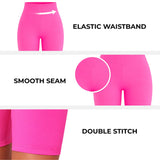 Lilax Girls High Waist Biker Shorts — Premium Soft 4-Way Stretch Yoga & Dance Athletic Shorts