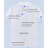 Boys’ Cotton Short Sleeve Polo Shirt