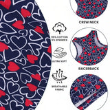 Girls' Soft Solid Cotton Blend Racerback Tank Top