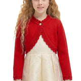 Baby Knit Button Detailed Bolero Cardigan