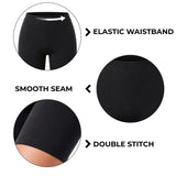 Girls' Soft Stretch Bike Shorts | Elastic Waist | Cotton Blend | Toddler & Kids Sizes 2T–12Y