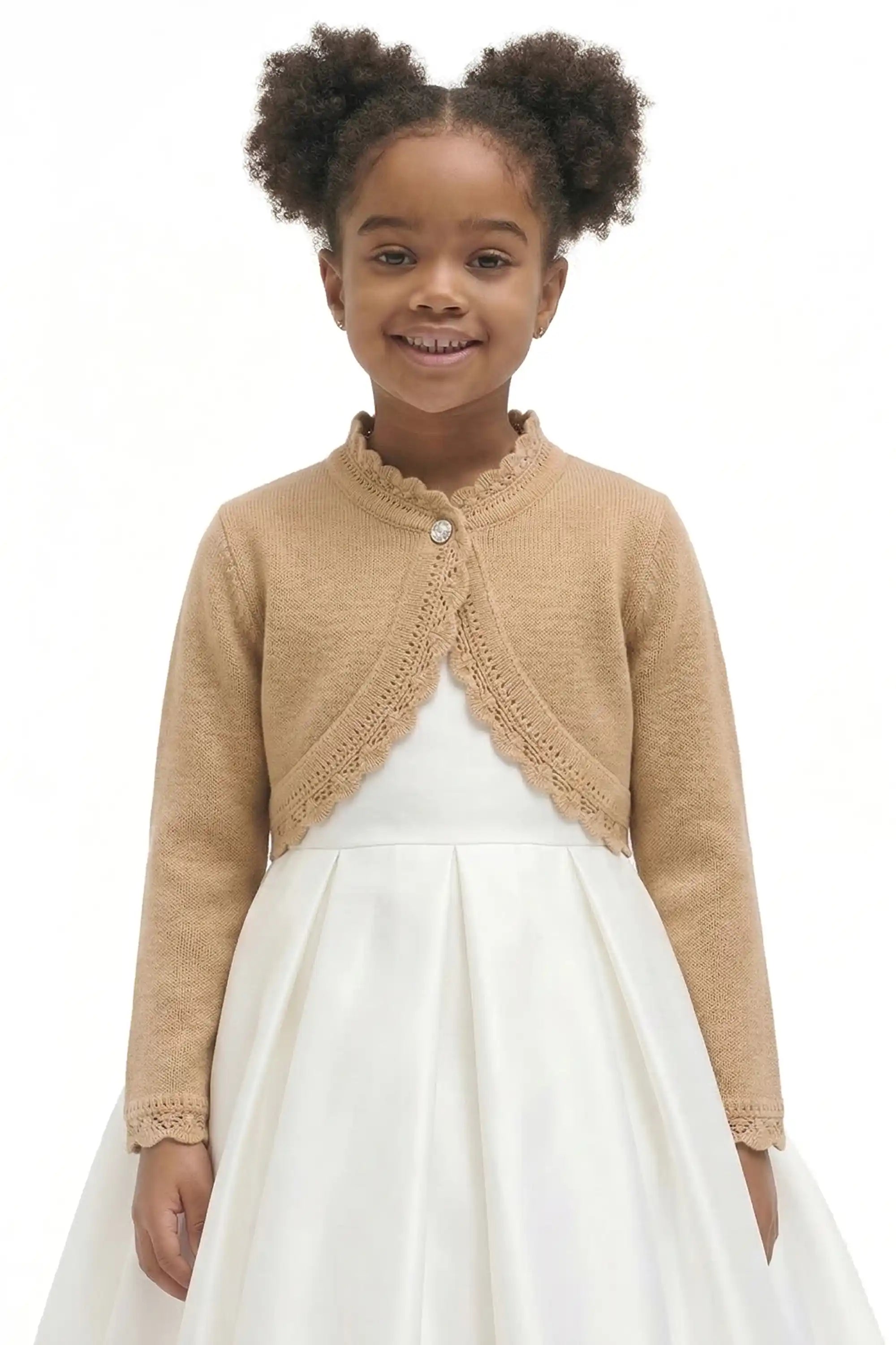 Baby Knit Button Detailed Bolero Cardigan | Lilax Shop