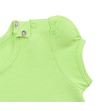 Baby Cotton Puff Sleeve Basic Crewneck T-Shirt