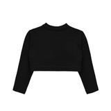 Baby Girls' Knit Long Sleeve Sweater, Bowknot Closure Bolero Cardigan
