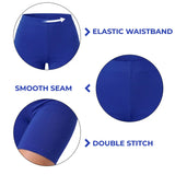 Girls' Soft Stretch Bike Shorts | Elastic Waist | Cotton Blend | Toddler & Kids Sizes 2T–12Y