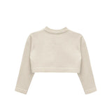 Baby Girls' Long Sleeve Bowknot Closure Bolero Cardigan