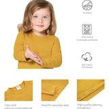 Big Girls Cotton Crewneck Basic T-Shirt & Leggings Set