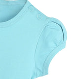 Baby Cotton Puff Sleeve Basic Crewneck T-Shirt