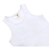 Girls' Soft Solid Cotton Blend Racerback Tank Top