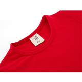 Little Girls Cotton Basic Puff Sleeve T-Shirt & Leggings Set