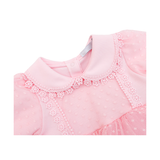Christening Baptism Dress, Baby Girls' Lace Floral Embroidered Dress