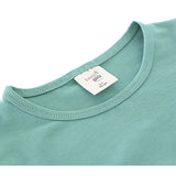 Girls' Basic Cotton T-Shirt  Short Puff Sleeve Crewneck / Toddler