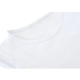 Girls' Basic Cotton T-Shirt  Short Puff Sleeve Crewneck / Toddler
