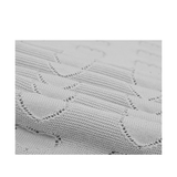 Baby Girl Cotton Knit Heart Receiving Blanket