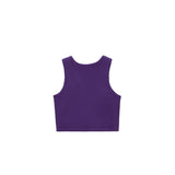 Girls' Double Lined Sleeveless Basic Crop Tank Top