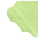 Baby Cotton Puff Sleeve Basic Crewneck T-Shirt