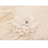 Baby Girls' Lace Floral Embroidered Dress with Matching Shoes Christening Baptism Dress