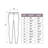 Little Girls' Stretch Skinny Pant School Uniforms Jegging