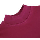 Toddler Cotton Long Sleeve Basic Mock-Neck T-Shirt