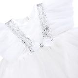 Baby Sequined Tulle Party Dress Set