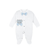 Newborn Baby Cotton 5-Piece Satin Detailed Take Me Home Set