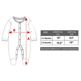 Newborn Baby 3-Piece Cotton Jeweled Layette Set