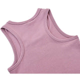 Girls' Soft Solid Cotton Blend Racerback Tank Top