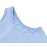 Girls' Soft Solid Cotton Blend Racerback Tank Top