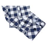 Boys Cotton Plaid Suspender Pant Set