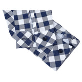 Boys Cotton Plaid Suspender Pant Set