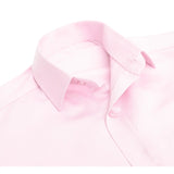 Lilax Boys Classic Short Sleeve Button Down Casual Solid Dress Shirt