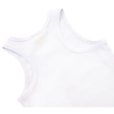 Girls' Soft Solid Cotton Blend Racerback Tank Top