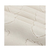 Baby Girl Cotton Knit Heart Receiving Blanket