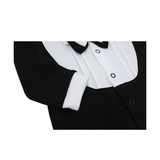 Baby Boy Gentleman Tuxedo Footie